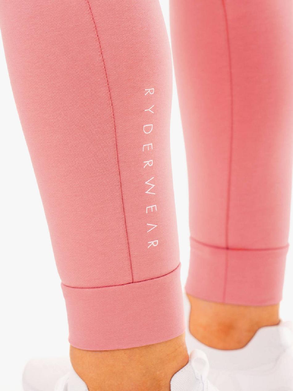 Apricot / Pink Women's Ryderwear Luxe Track Pants | 169F72162