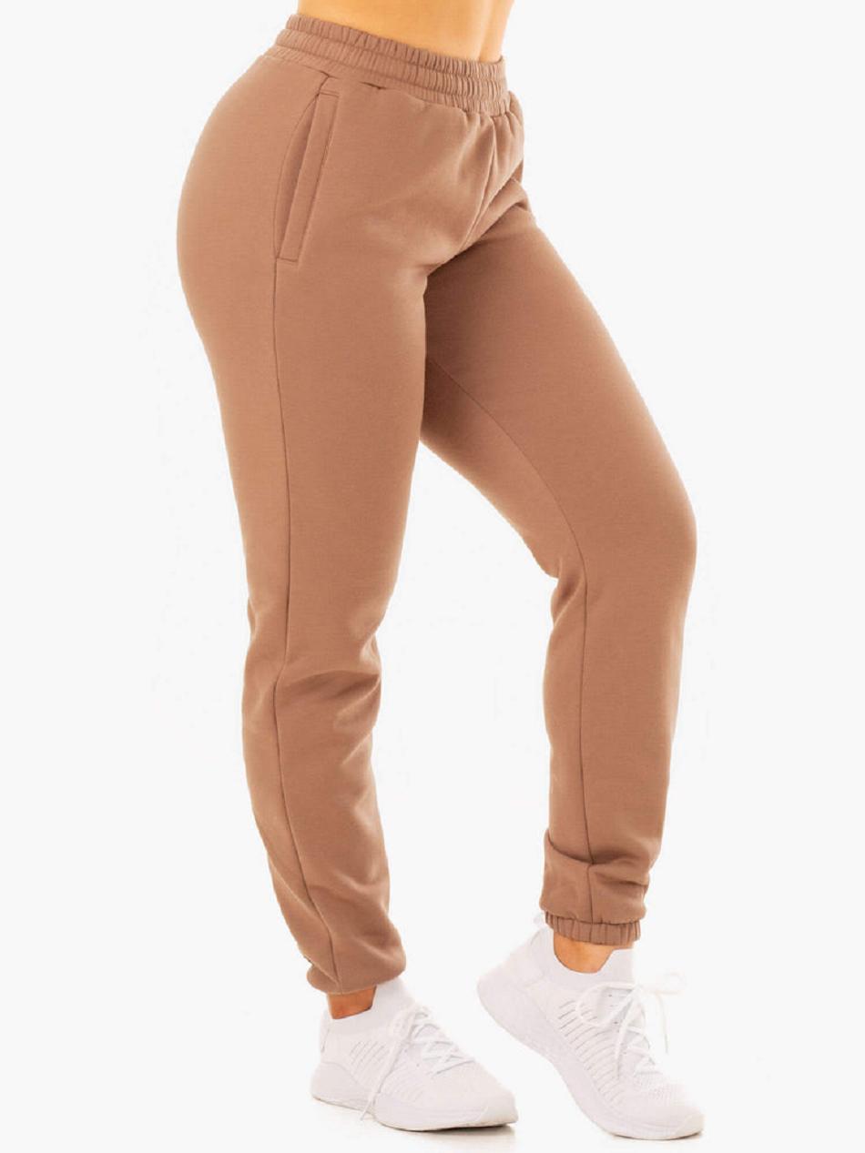 Beige Men's Ryderwear Unisex Track Pants | 93RT49369