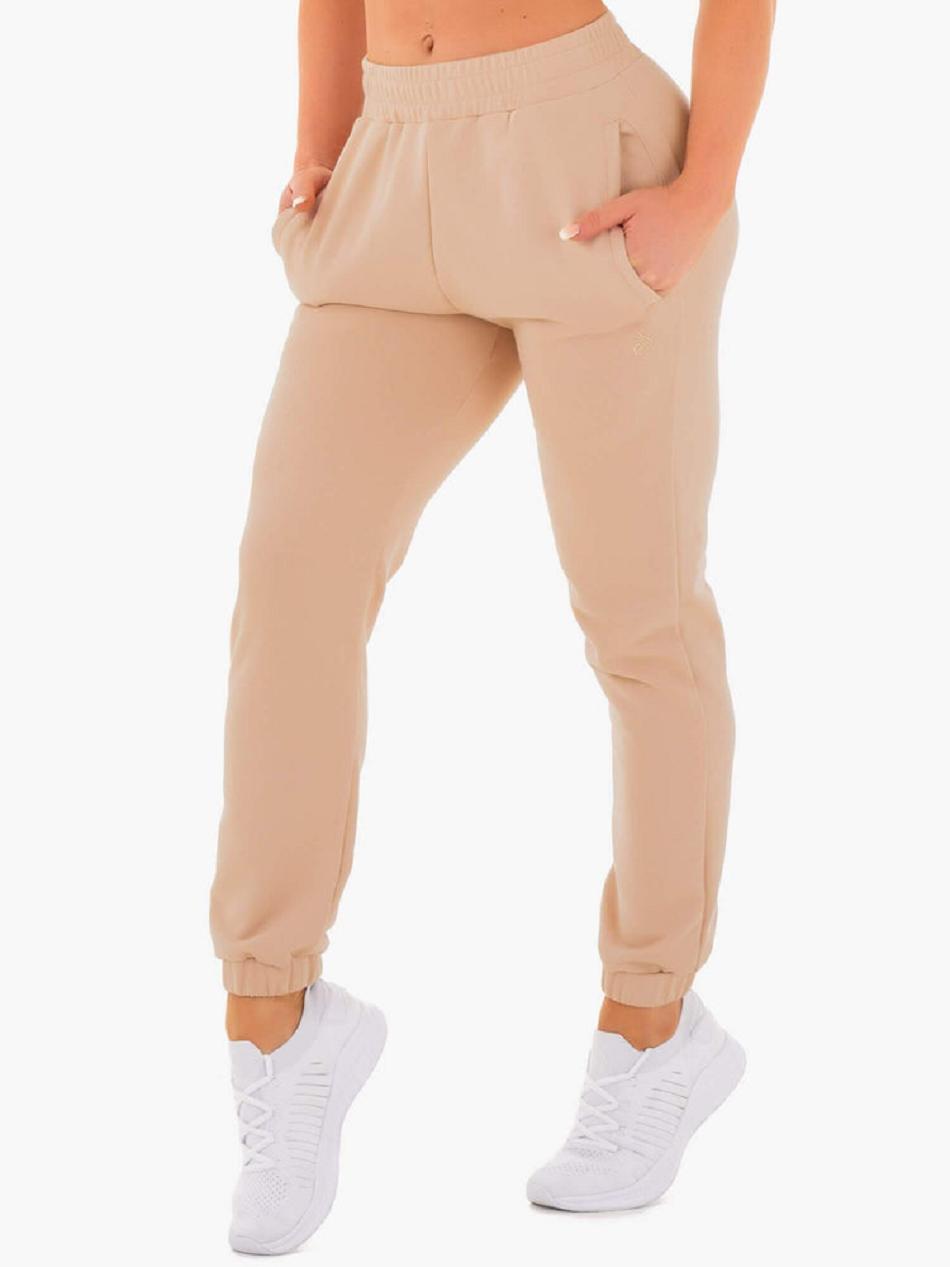 Beige Women\'s Ryderwear Adapt Track Pants | 147G38505