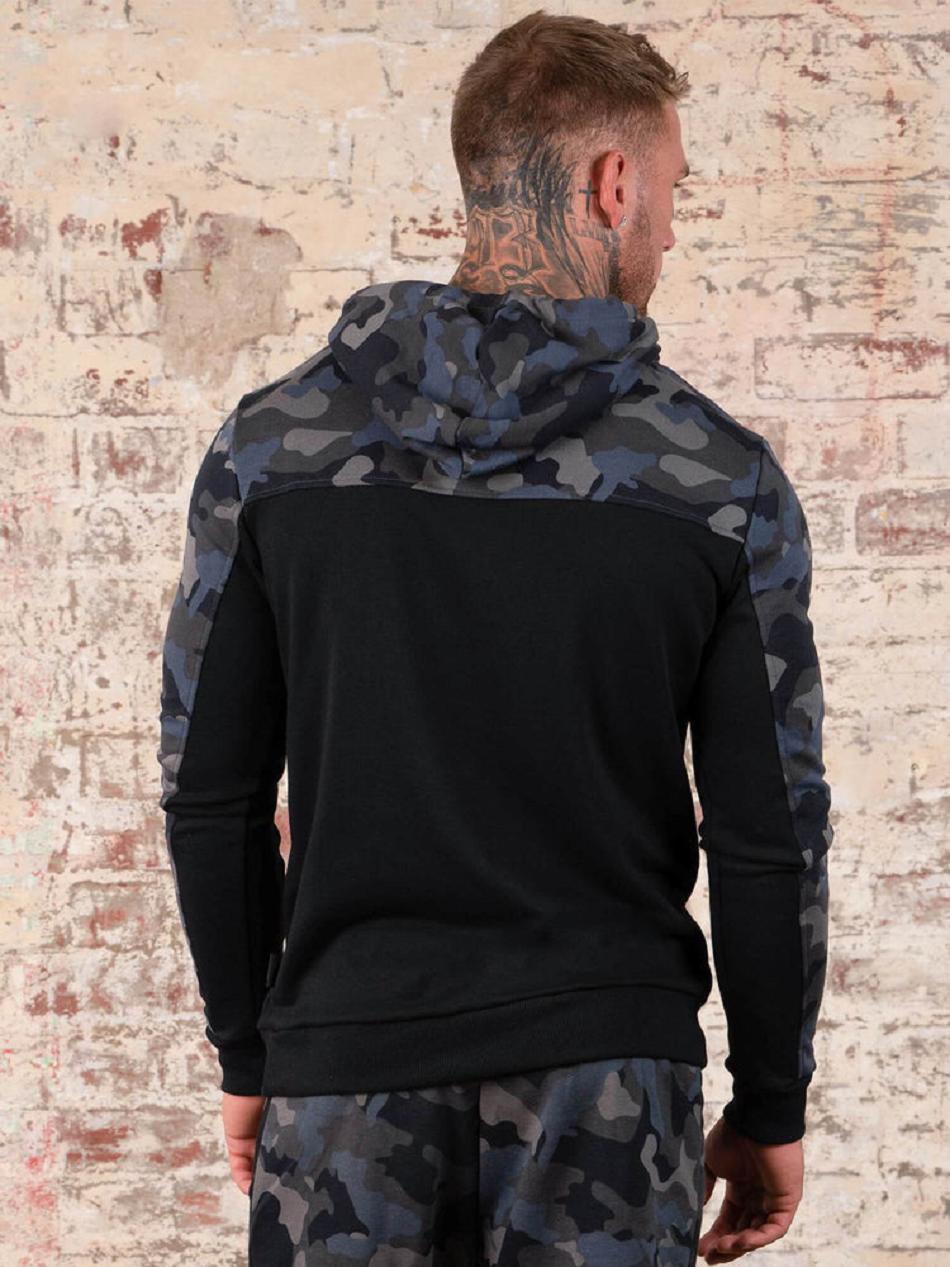 Black / Camo Men's Ryderwear Camo Hoodie | GB8886986