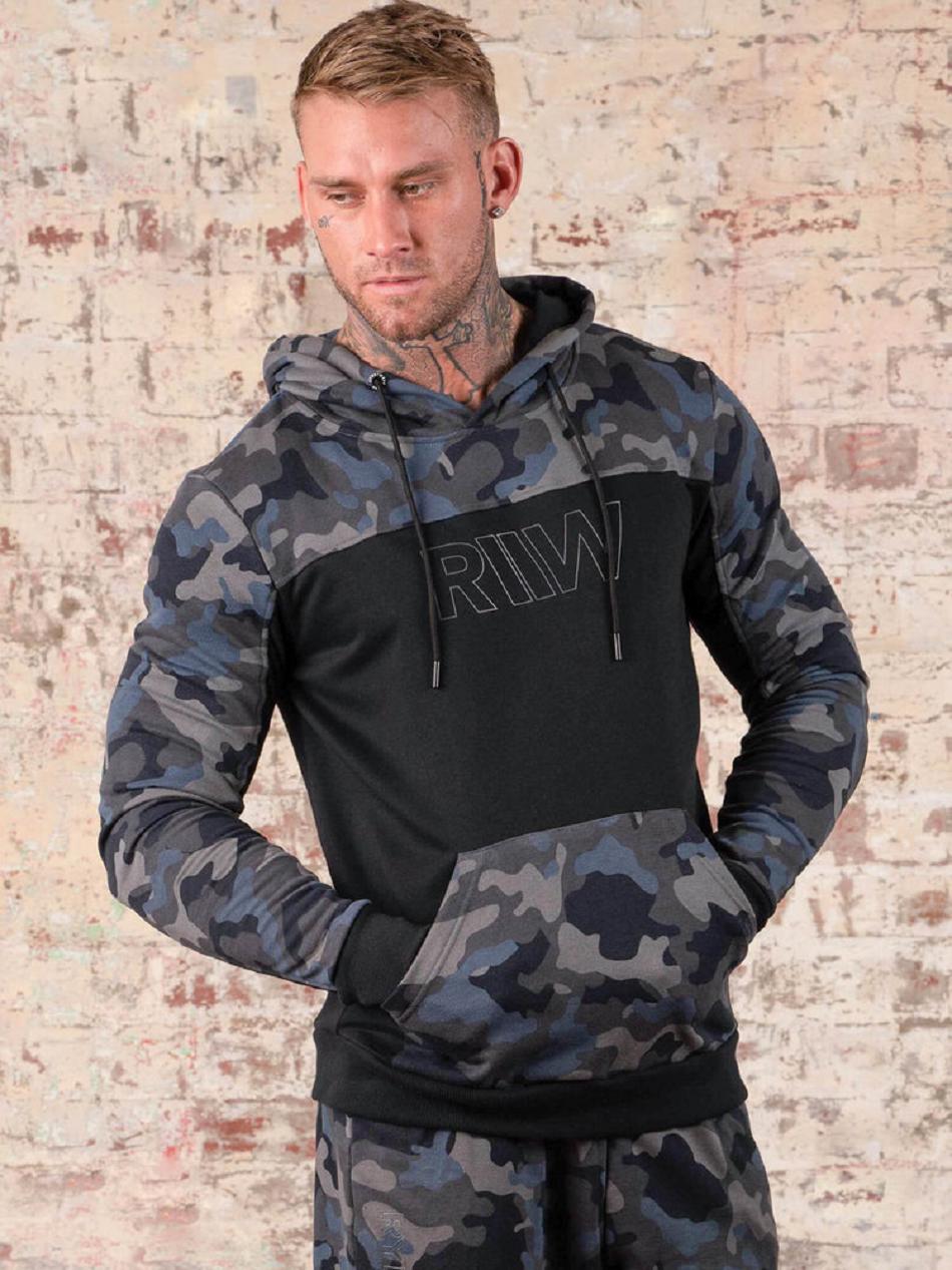 Black / Camo Men's Ryderwear Camo Hoodie | GB8886986