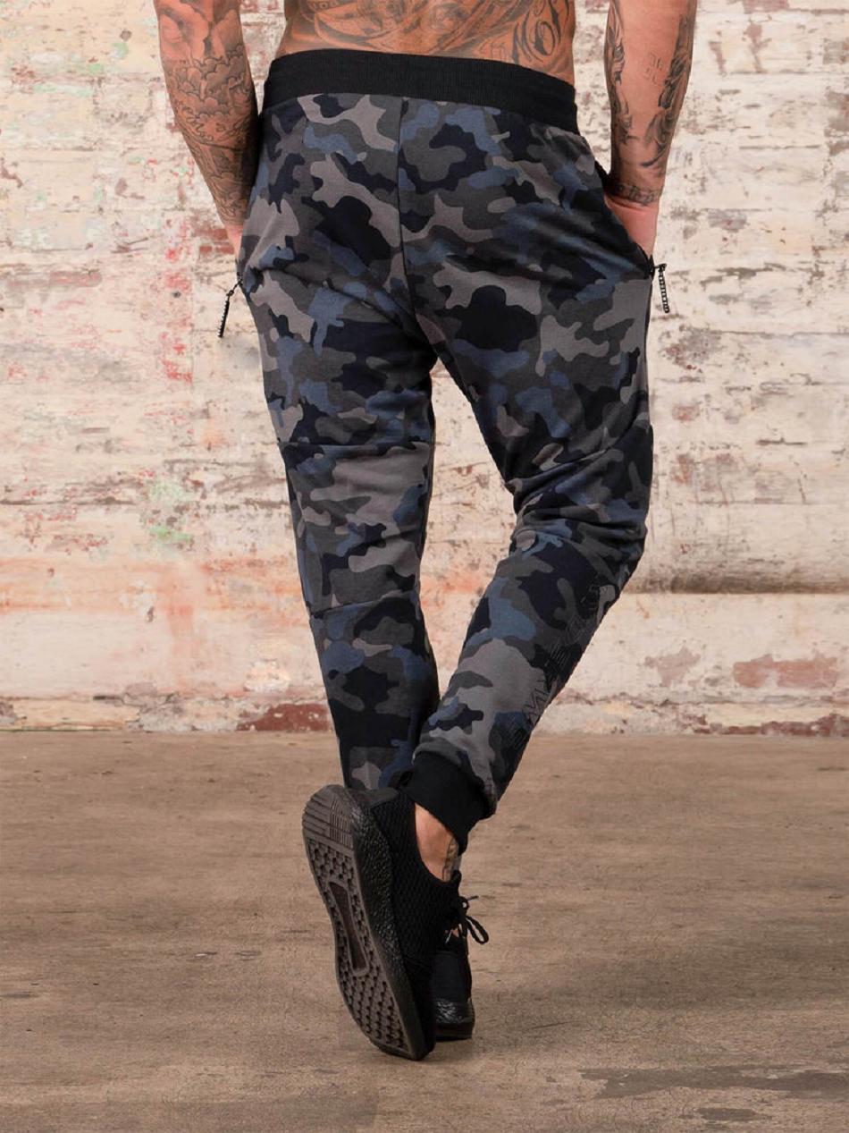 Black / Camo Men's Ryderwear Camo Track Pants | 93FV57661