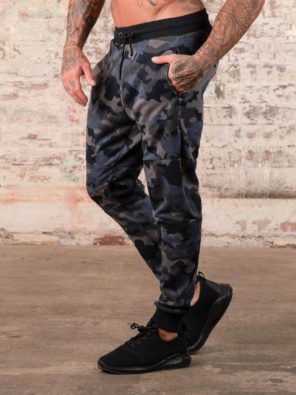 Black / Camo Men's Ryderwear Camo Track Pants | 93FV57661