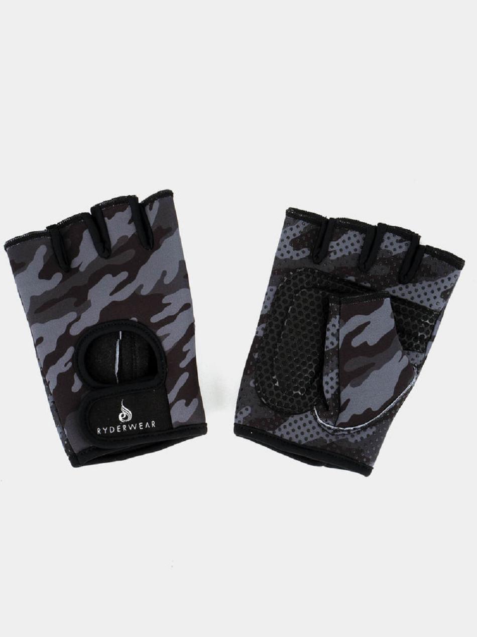 Black / Camo Women's Ryderwear Lifting Gloves Accessories | FR7632537