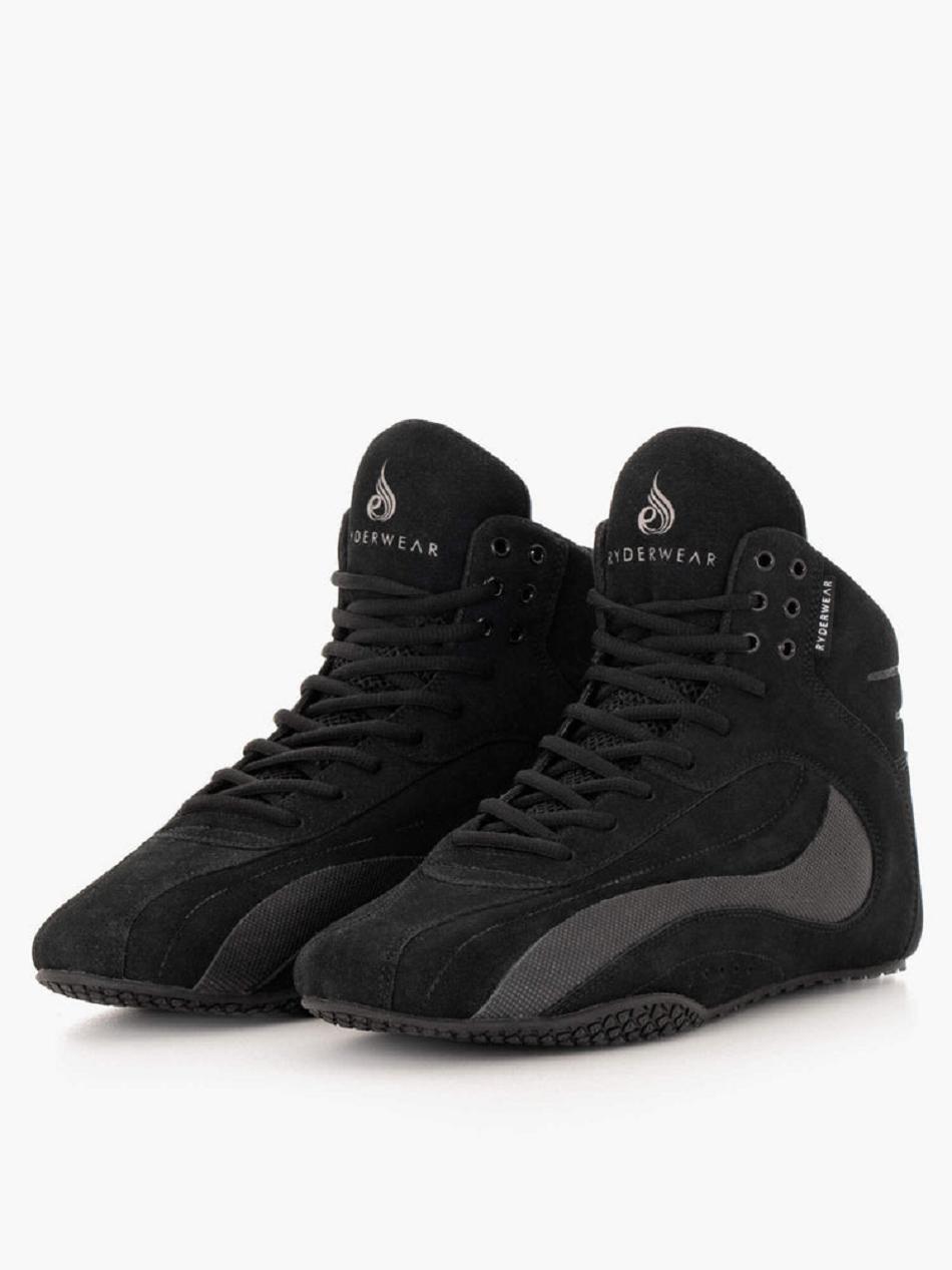 Black Men's Ryderwear D-Mak Evo Shoes | 99KR95307