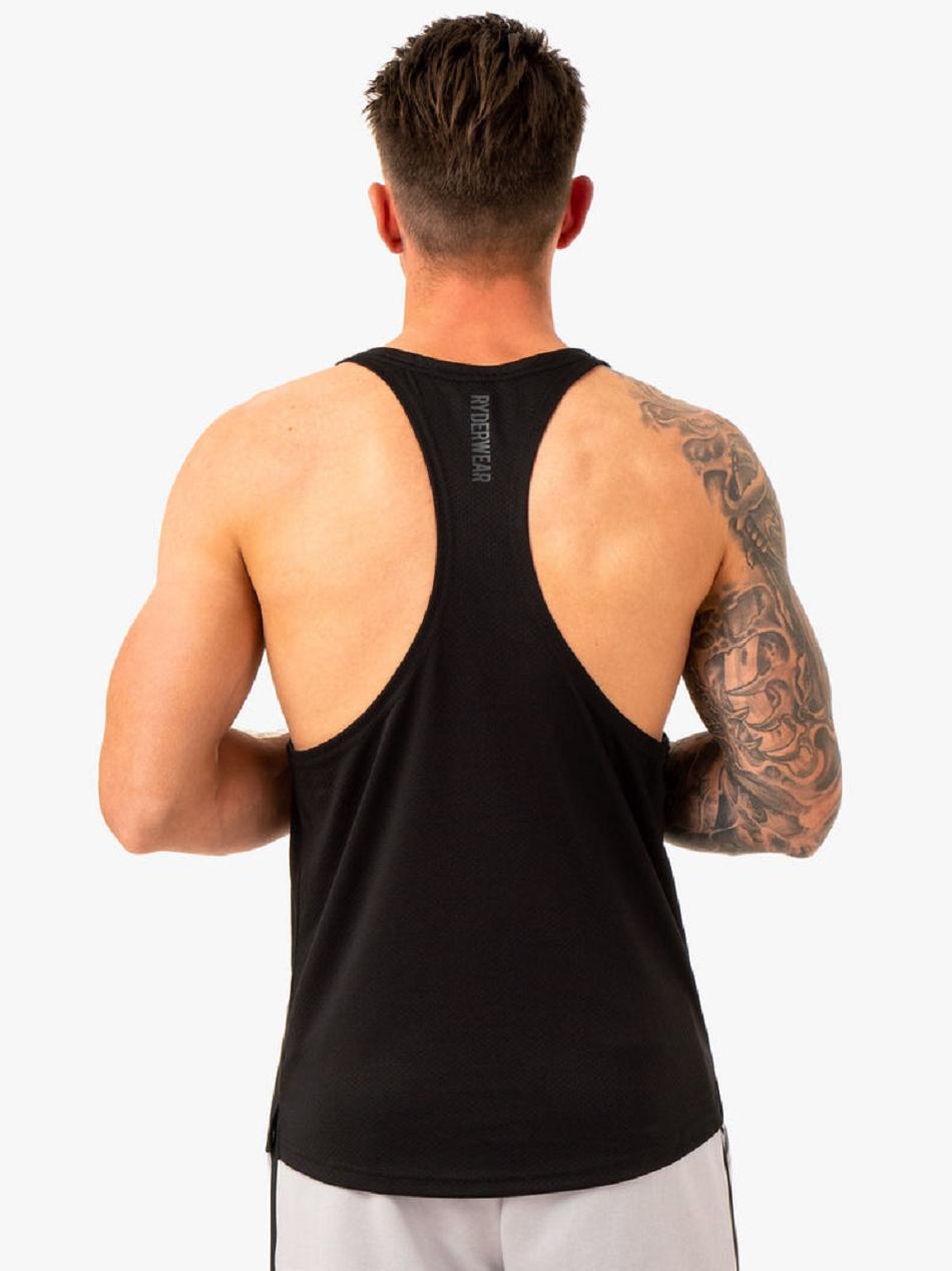 Black Men's Ryderwear Enhance T-Back Stringers | 134Y66984