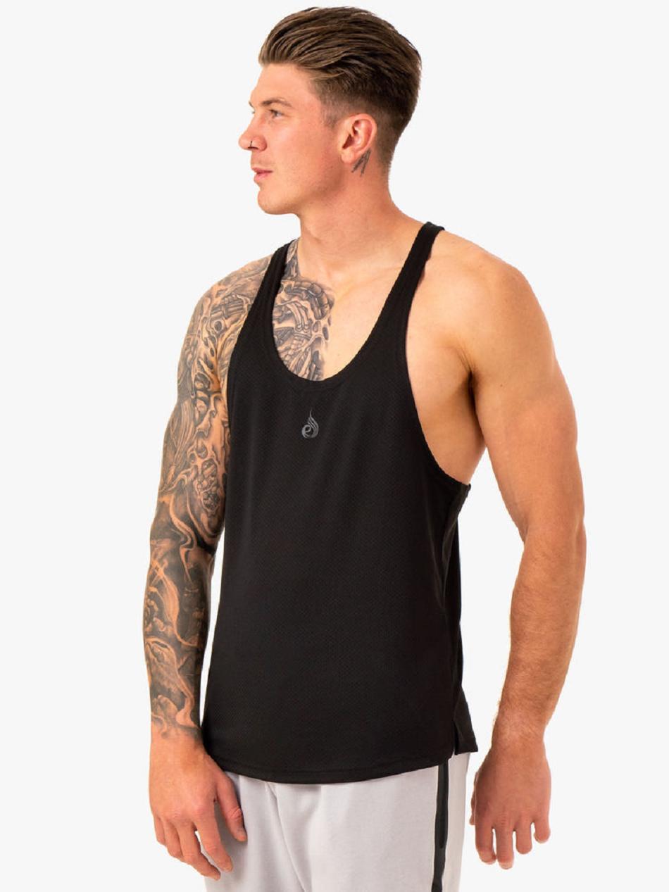 Black Men's Ryderwear Enhance T-Back Stringers | 134Y66984