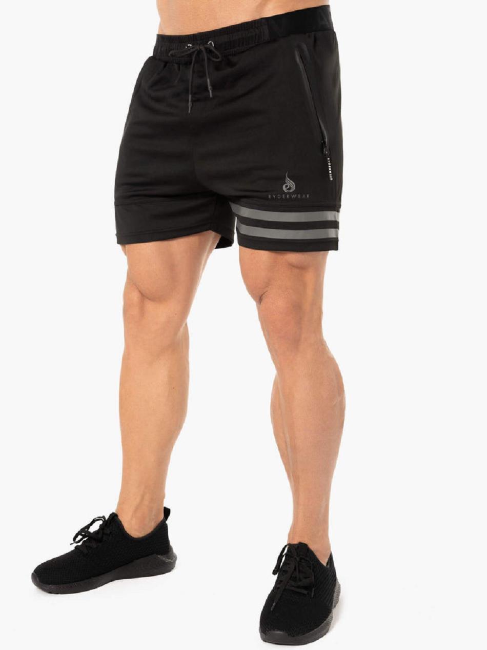 Black Men's Ryderwear Evo Training Shorts | FG9165255