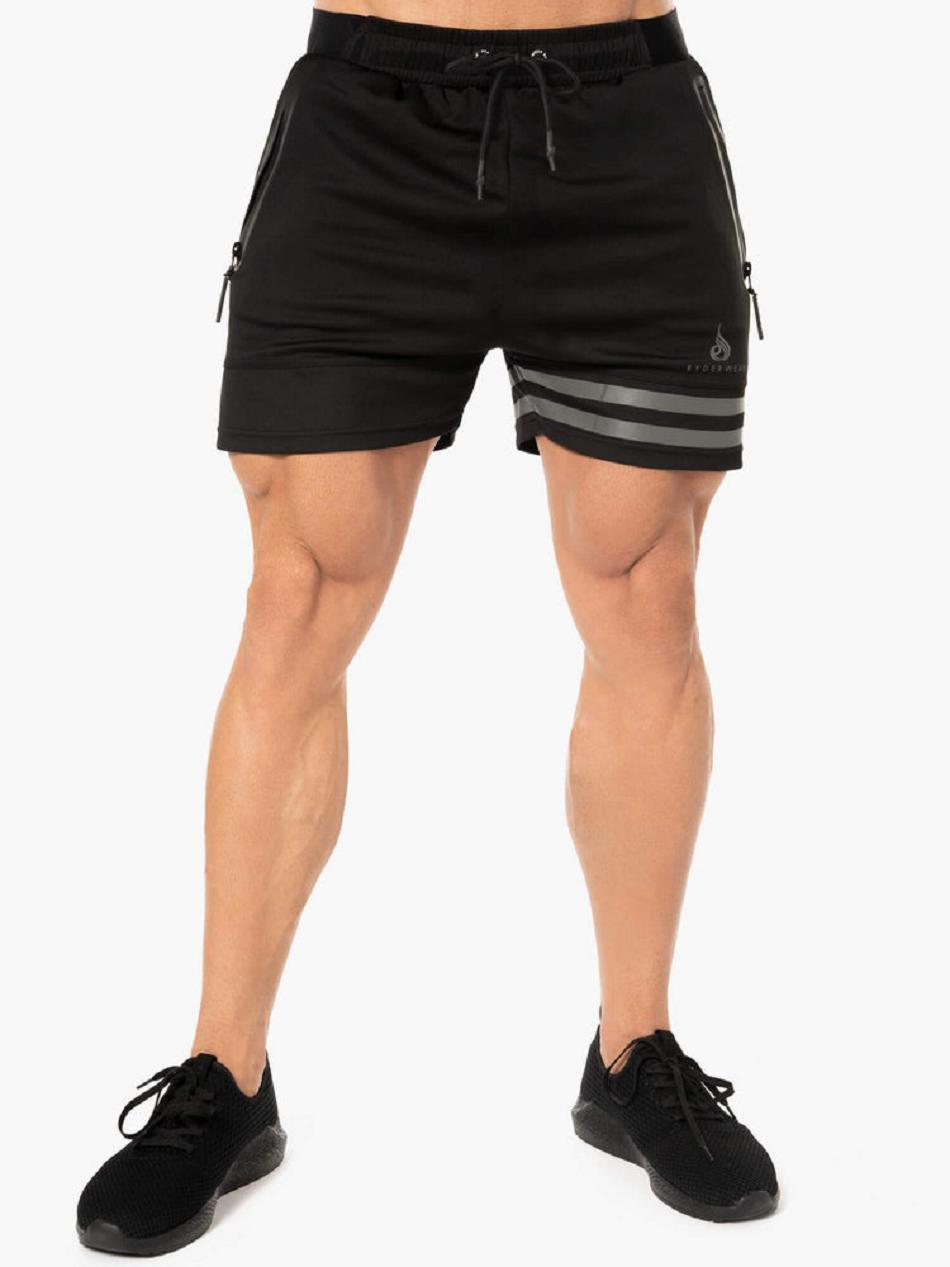 Black Men\'s Ryderwear Evo Training Shorts | FG9165255