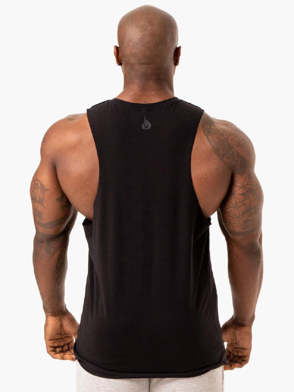 Black Men's Ryderwear Force Baller Tank Top | 6Y8961279