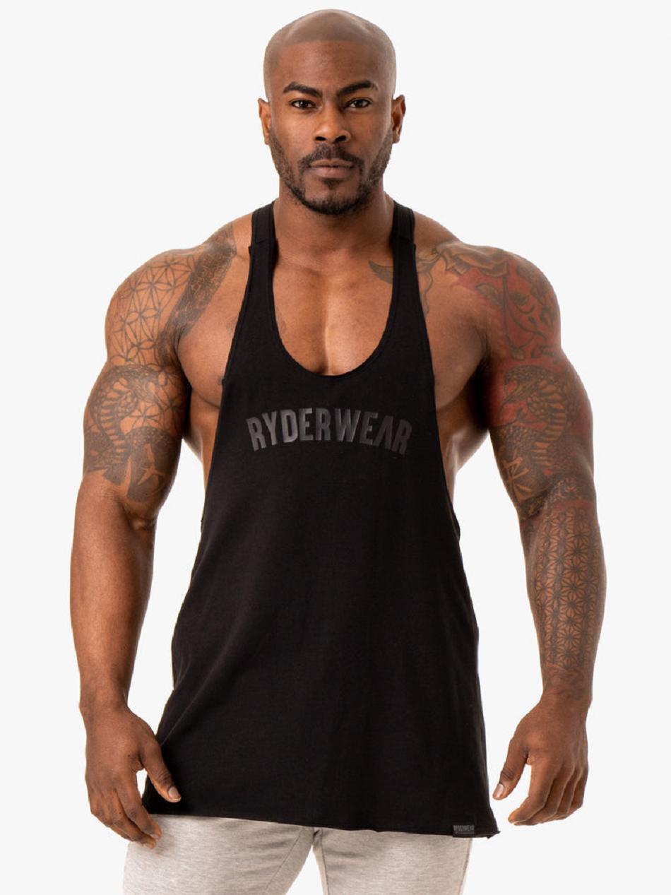 Black Men\'s Ryderwear Force T-Back Stringers | 87YR36475