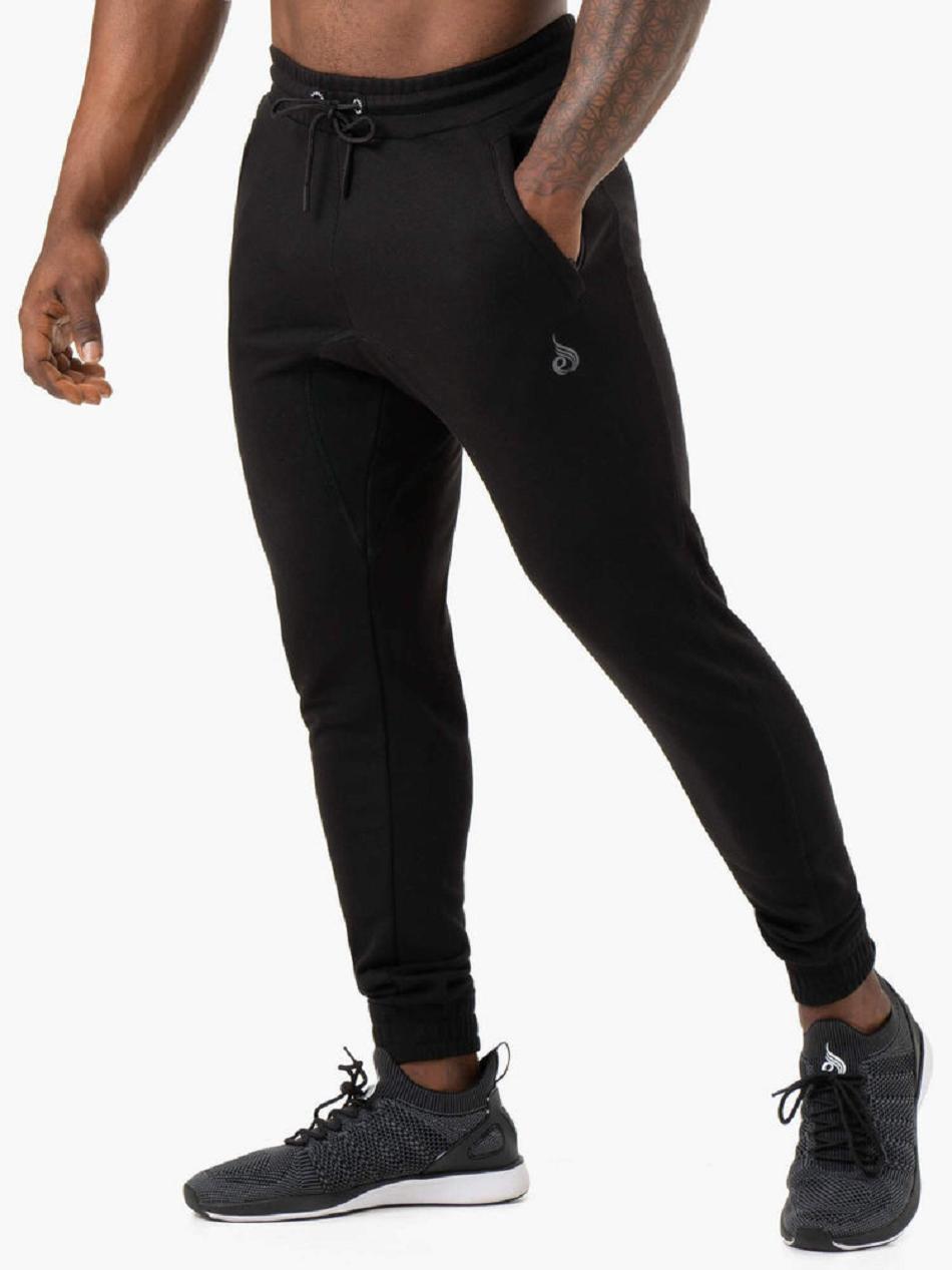 Black Men\'s Ryderwear Iron Track Pants | 95JS79773