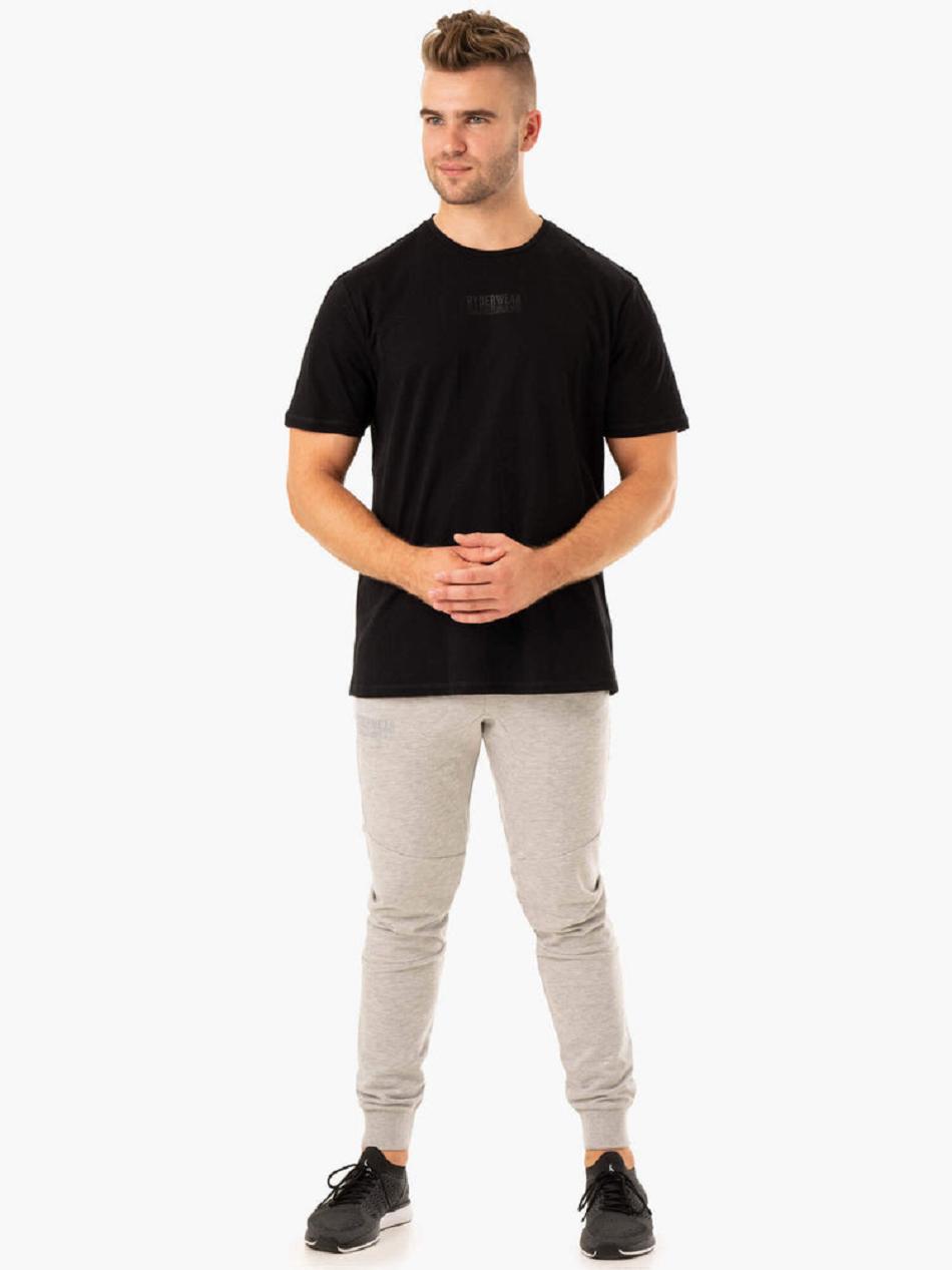 Black Men's Ryderwear Limitless T-Shirt Top | 91YF10312