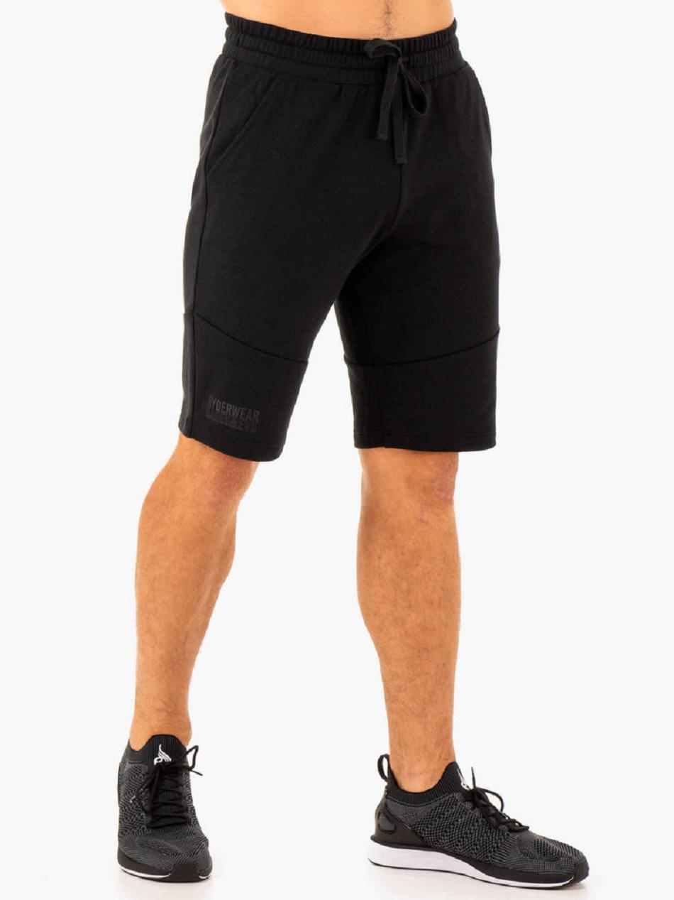 Black Men's Ryderwear Limitless Track Shorts | 65Y9556874