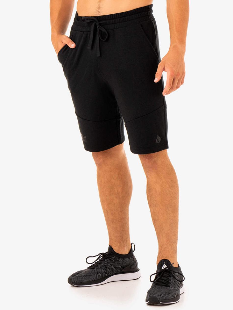 Black Men\'s Ryderwear Limitless Track Shorts | 65Y9556874