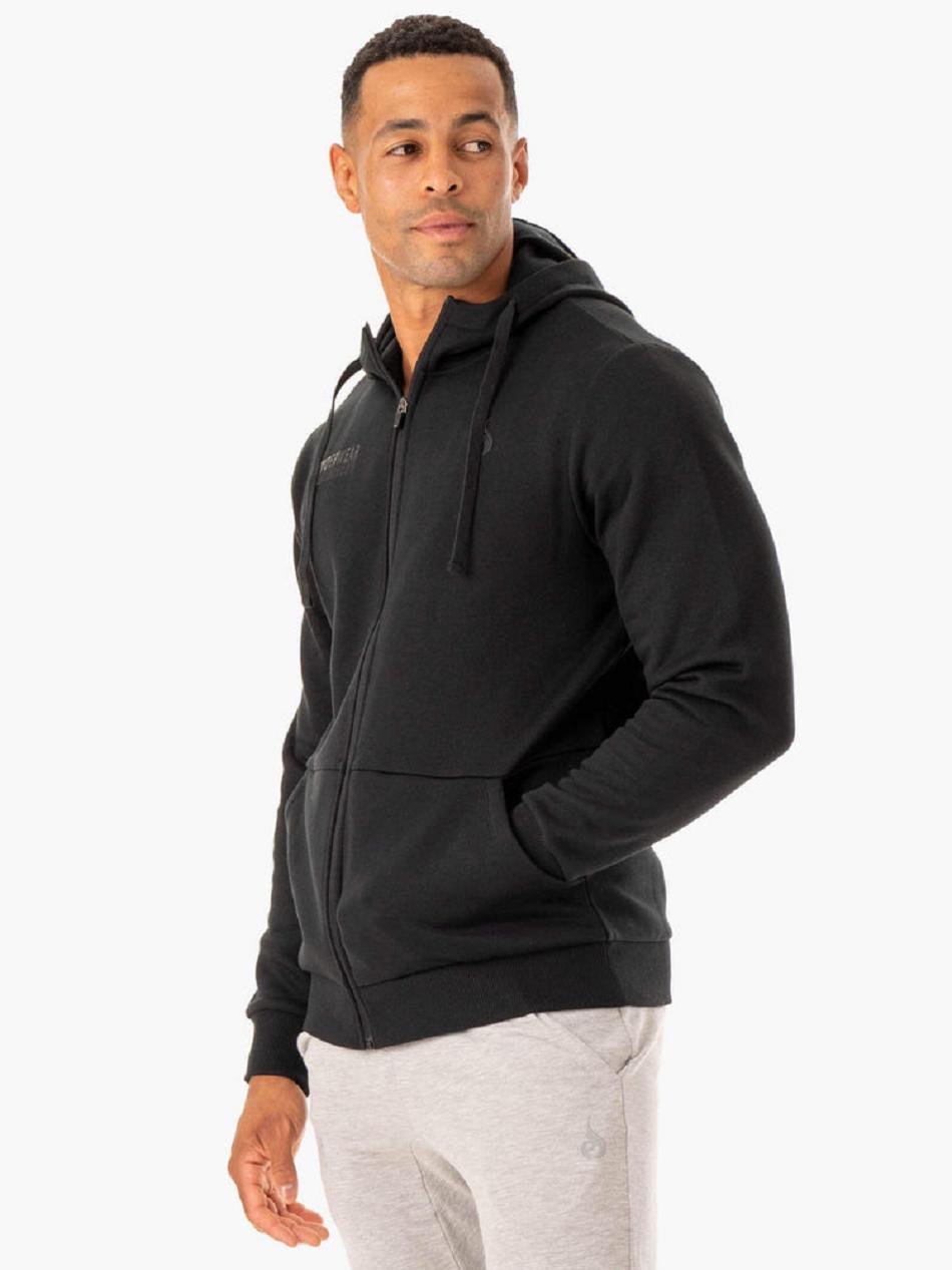 Black Men's Ryderwear Limitless Zip Up Jackets | 91RT19308