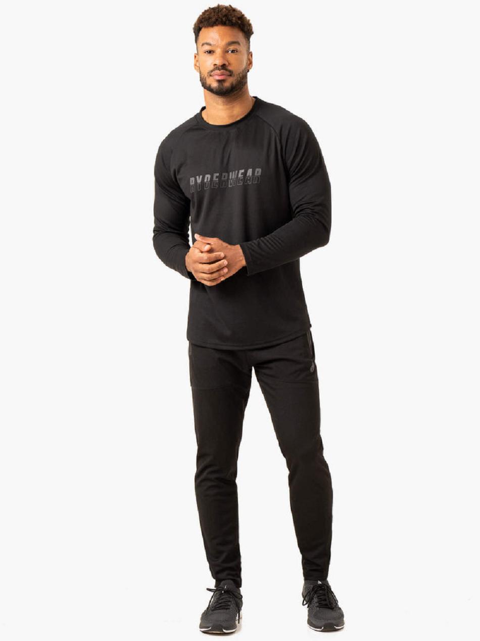 Black Men's Ryderwear Mesh Training Pants | 67U9297719