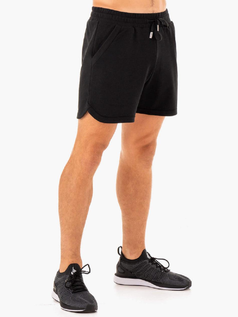 Black Men's Ryderwear Optimal Gym Shorts | 166DF47382