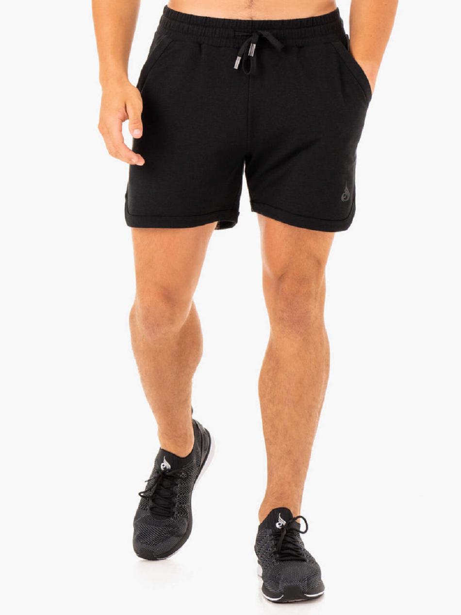 Black Men's Ryderwear Optimal Gym Shorts | 166DF47382