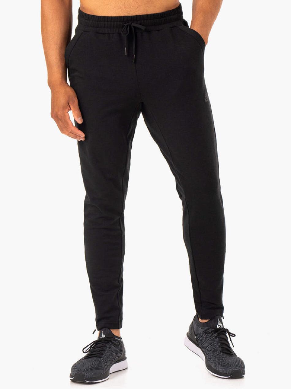 Black Men's Ryderwear Optimal Gym Track Pants | 93RW48341