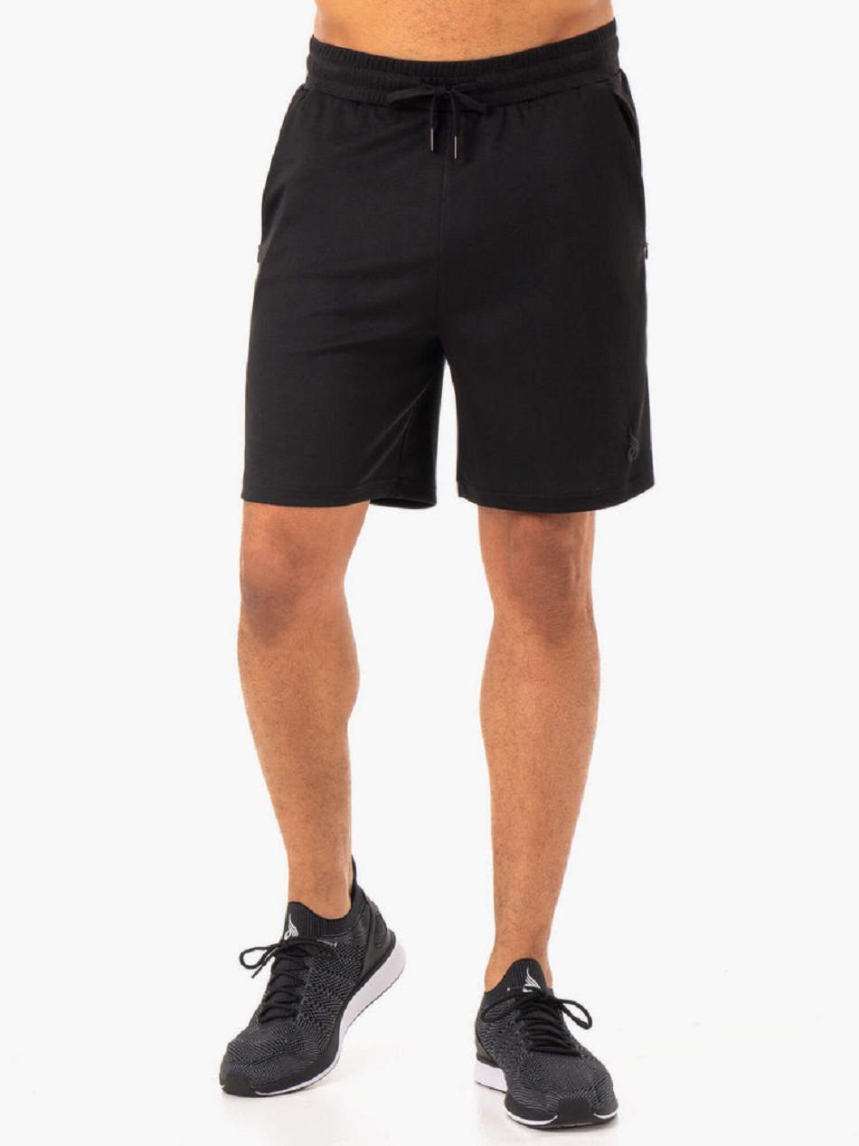 Black Men's Ryderwear Optimal Mesh Shorts | XG9480405