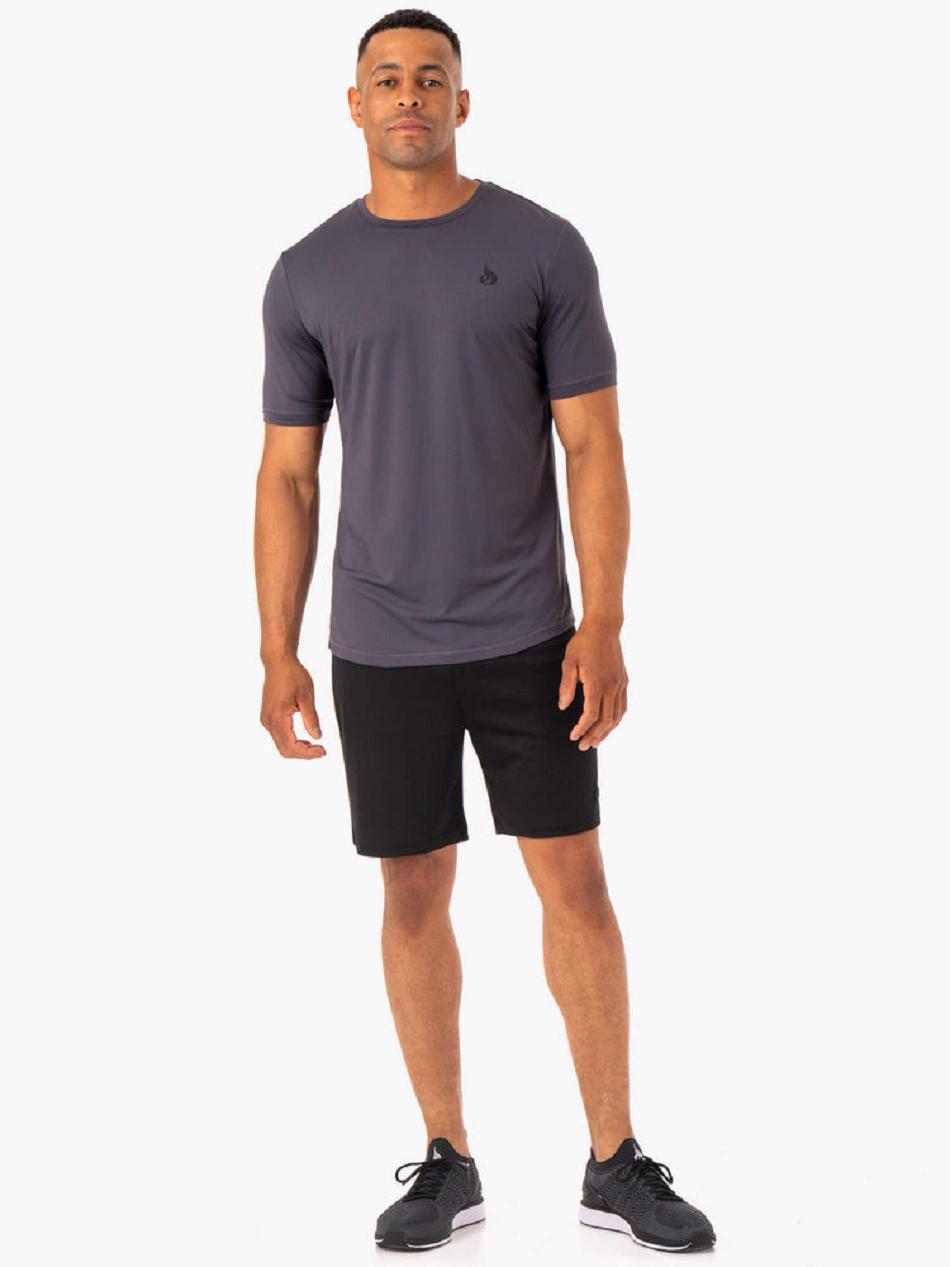 Black Men's Ryderwear Optimal Mesh Shorts | XG9480405