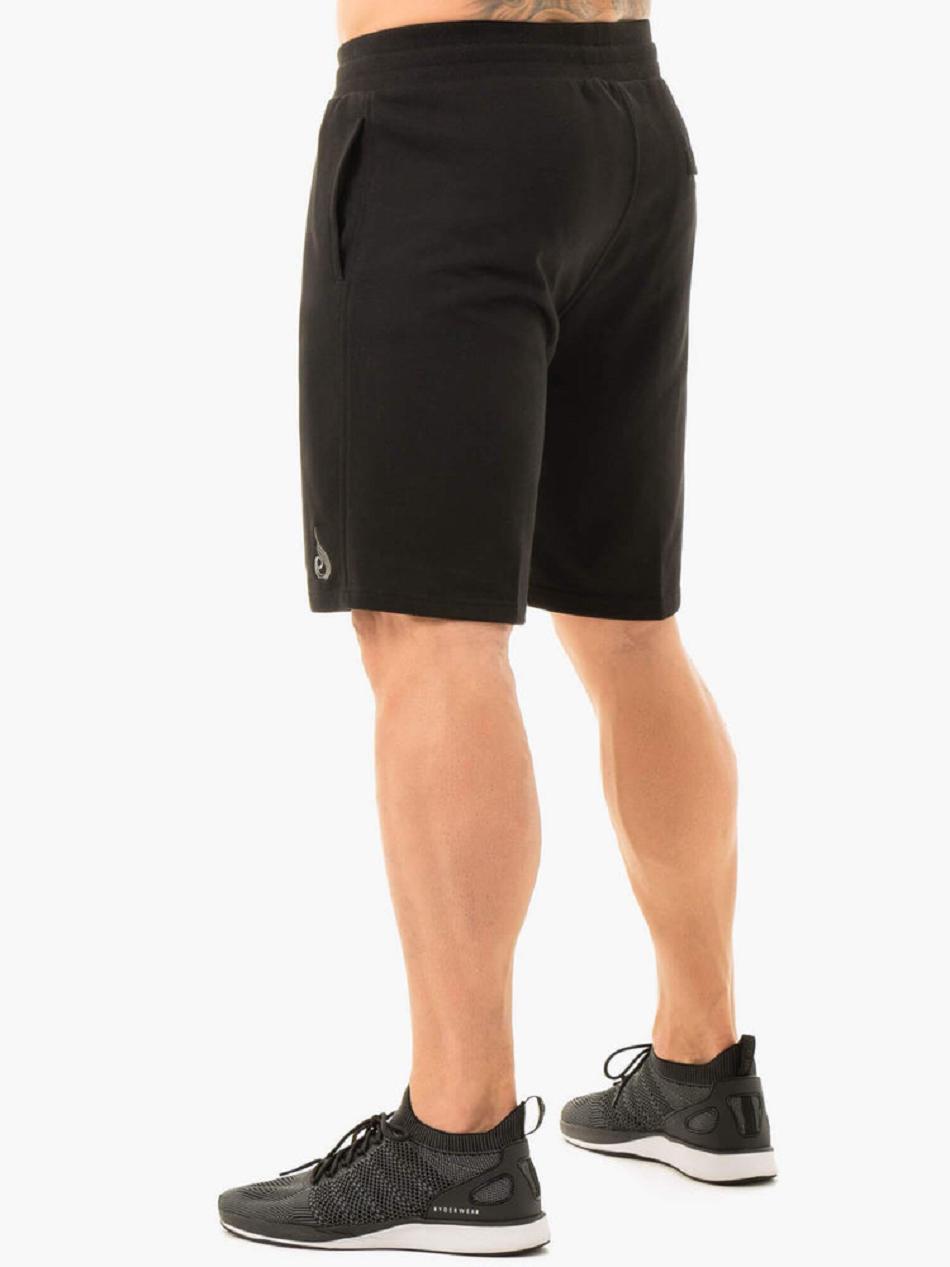 Black Men's Ryderwear Original Track Shorts | A2X25659