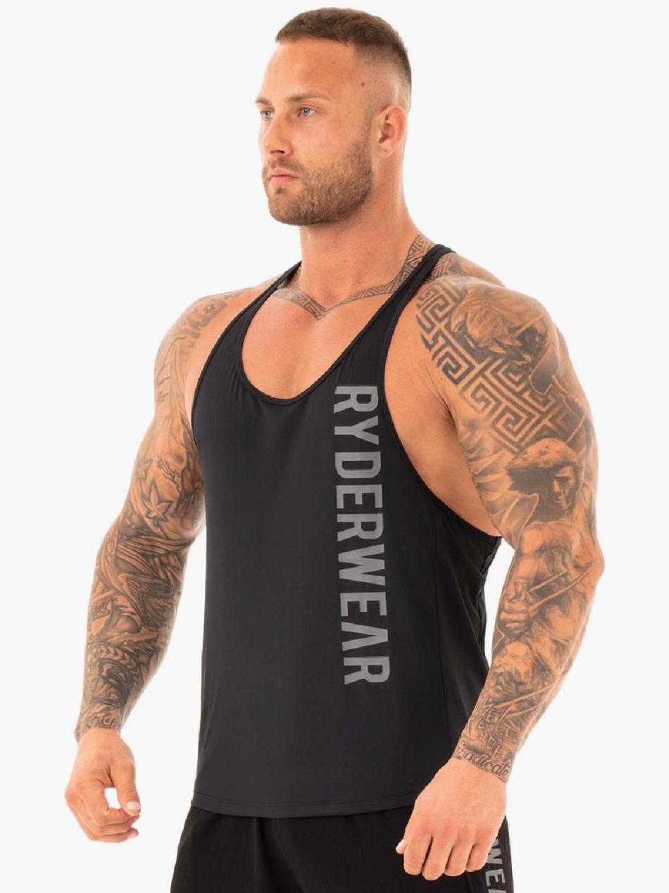 Black Men's Ryderwear Performance Stringers | 85JF71504