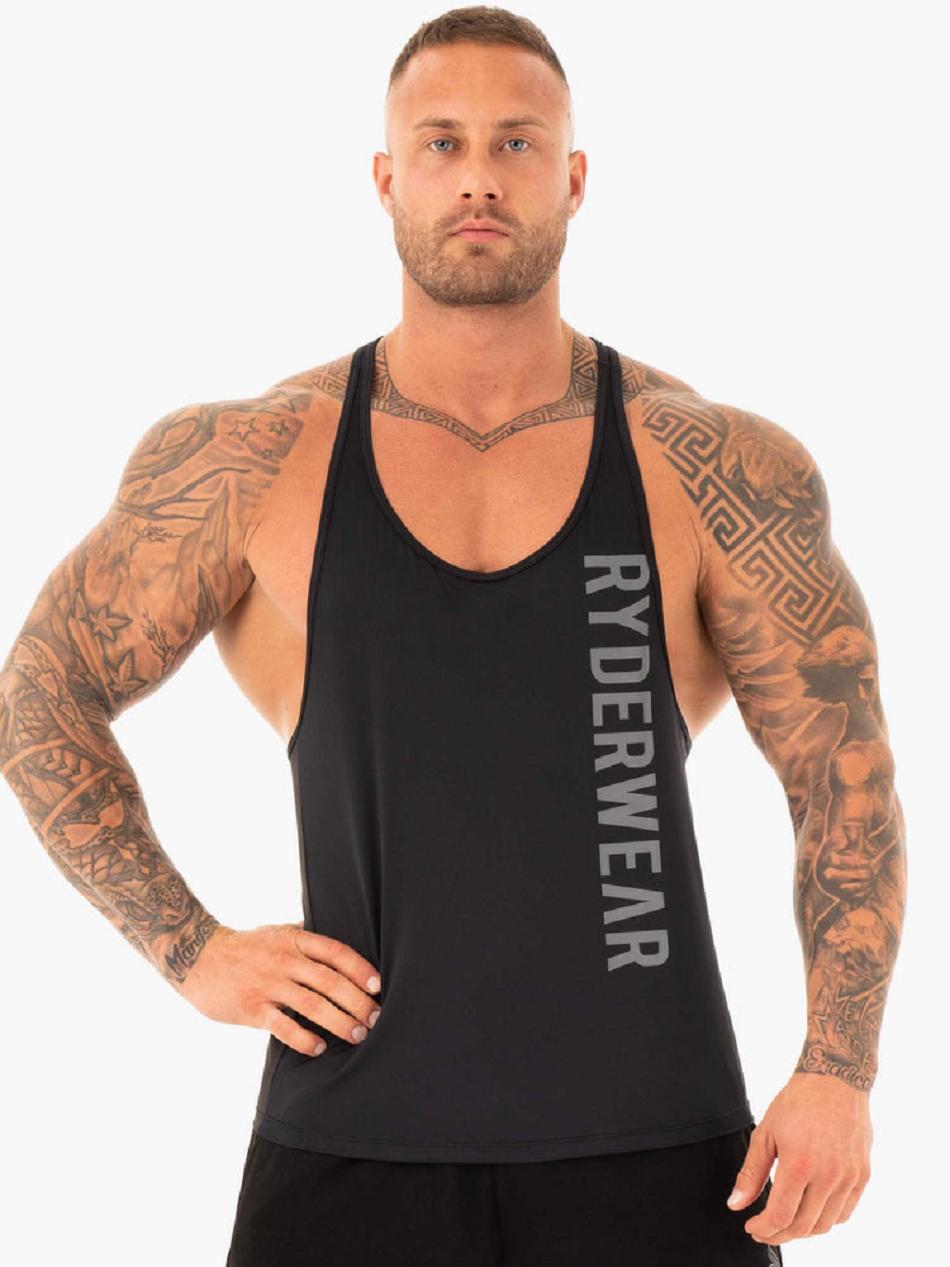 Black Men\'s Ryderwear Performance Stringers | 85JF71504