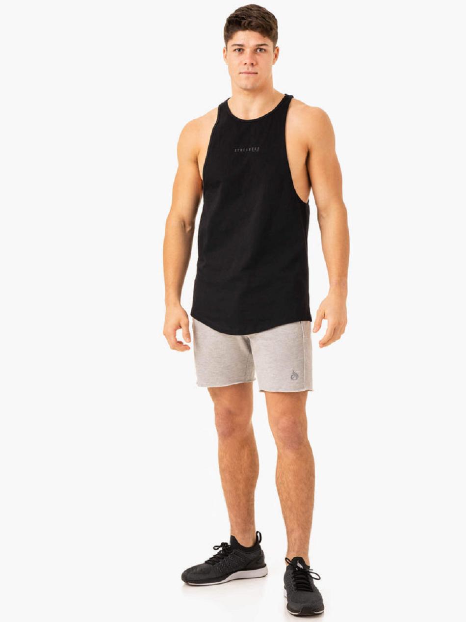 Black Men's Ryderwear Pursuit Baller Tank Top | 93GA24382