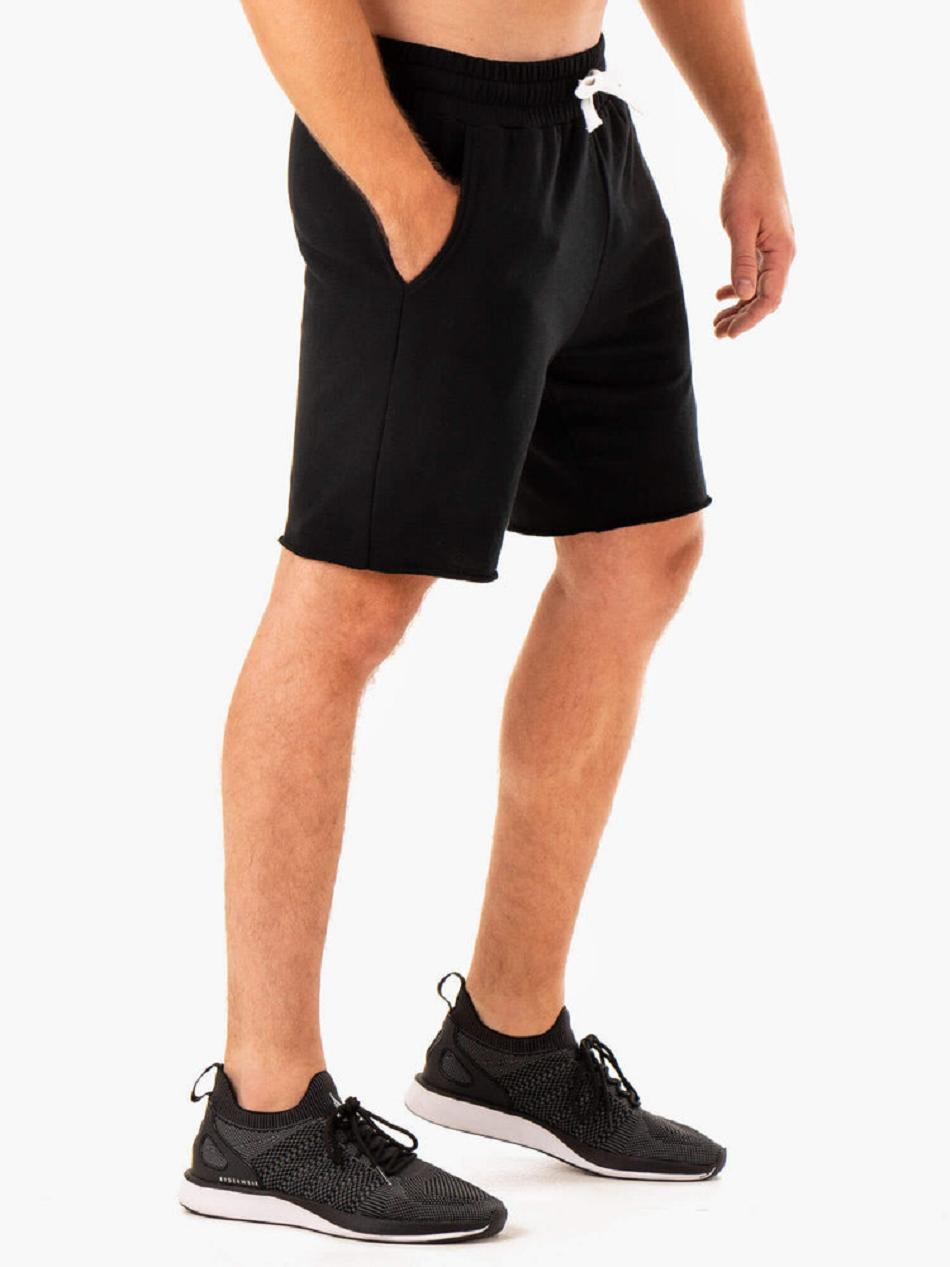 Black Men's Ryderwear Recharge Track Gym Shorts | 92RT67915