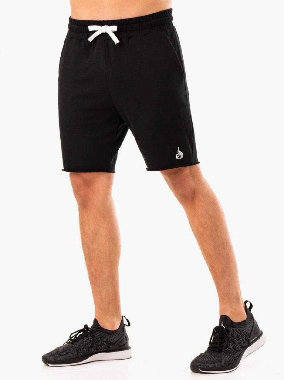 Black Men\'s Ryderwear Recharge Track Gym Shorts | 92RT67915