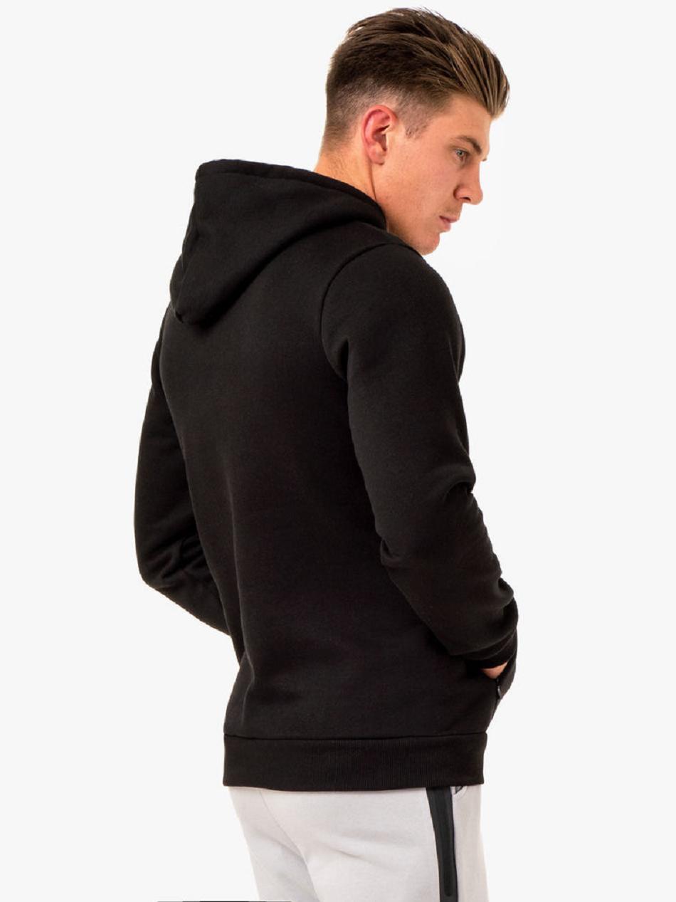 Black Men's Ryderwear Restore Pullover Hoodie | 91NG45448