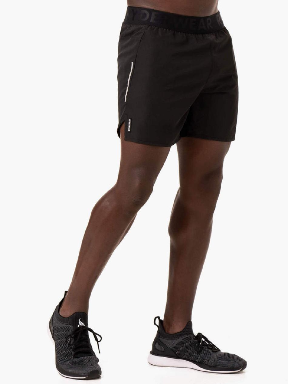 Black Men's Ryderwear Strength Performance Shorts | SF9187909