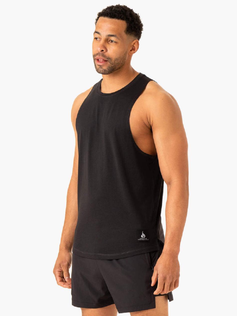 Black Men's Ryderwear Vital Baller Tank Top | HR8982840