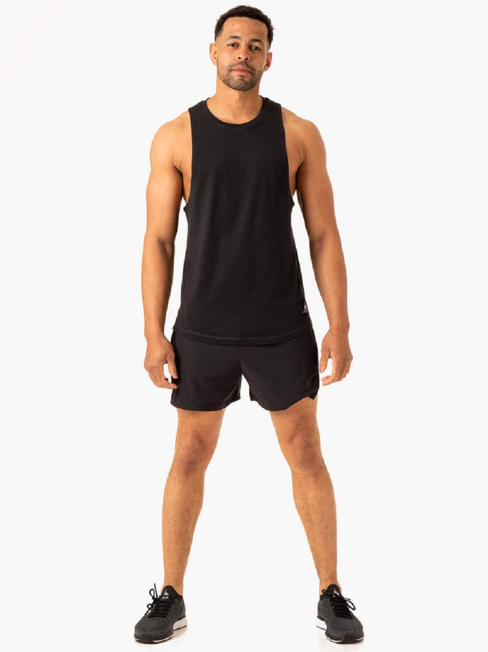 Black Men's Ryderwear Vital Baller Tank Top | HR8982840