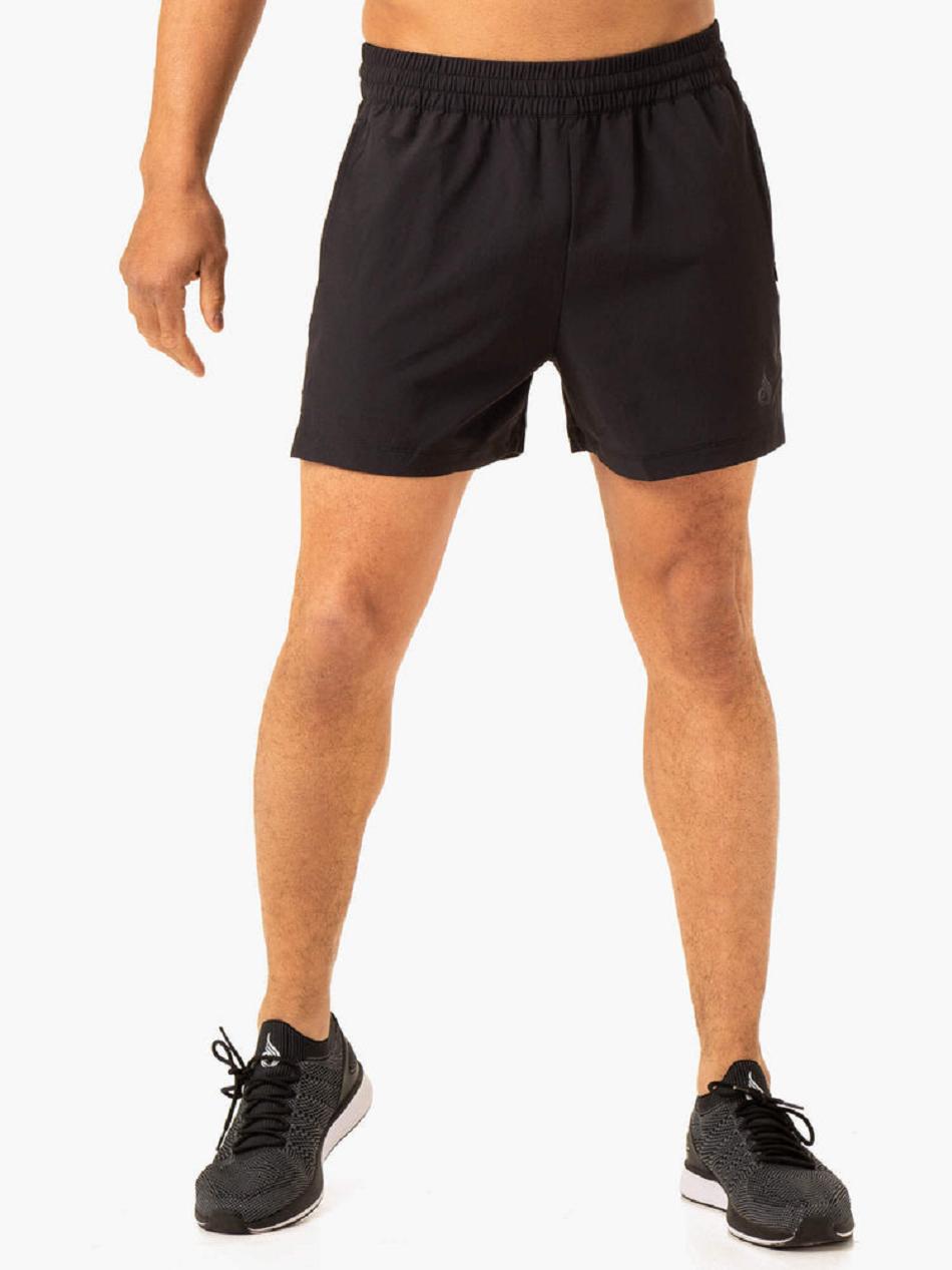 Black Men's Ryderwear Vital Gym Shorts | NG9164307