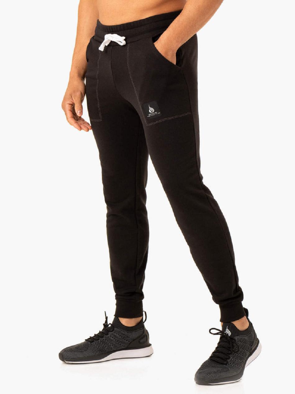 Black Men's Ryderwear Vital Track Pant Active Lounge | DF9882400