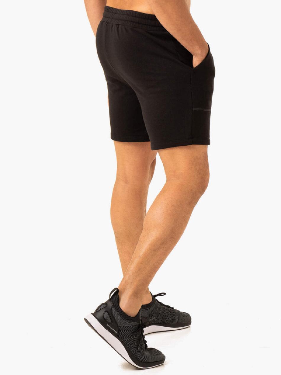 Black Men's Ryderwear Vital Track Short Active Lounge | 100YR17737