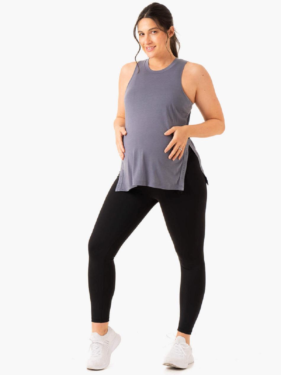 Black Women's Ryderwear Active Bump Leggings | 42JF53698