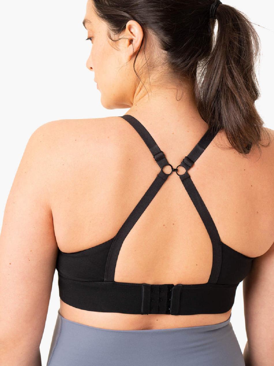 Black Women's Ryderwear Active Bump Sports Bras | ES5465656