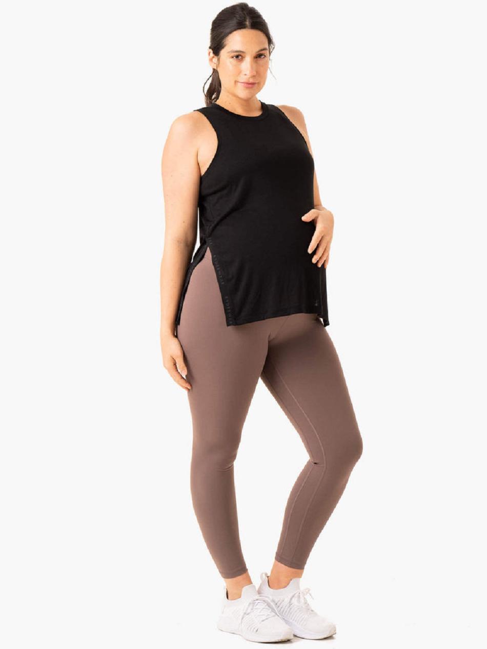 Black Women's Ryderwear Active Bump Tanks | 5G6442052