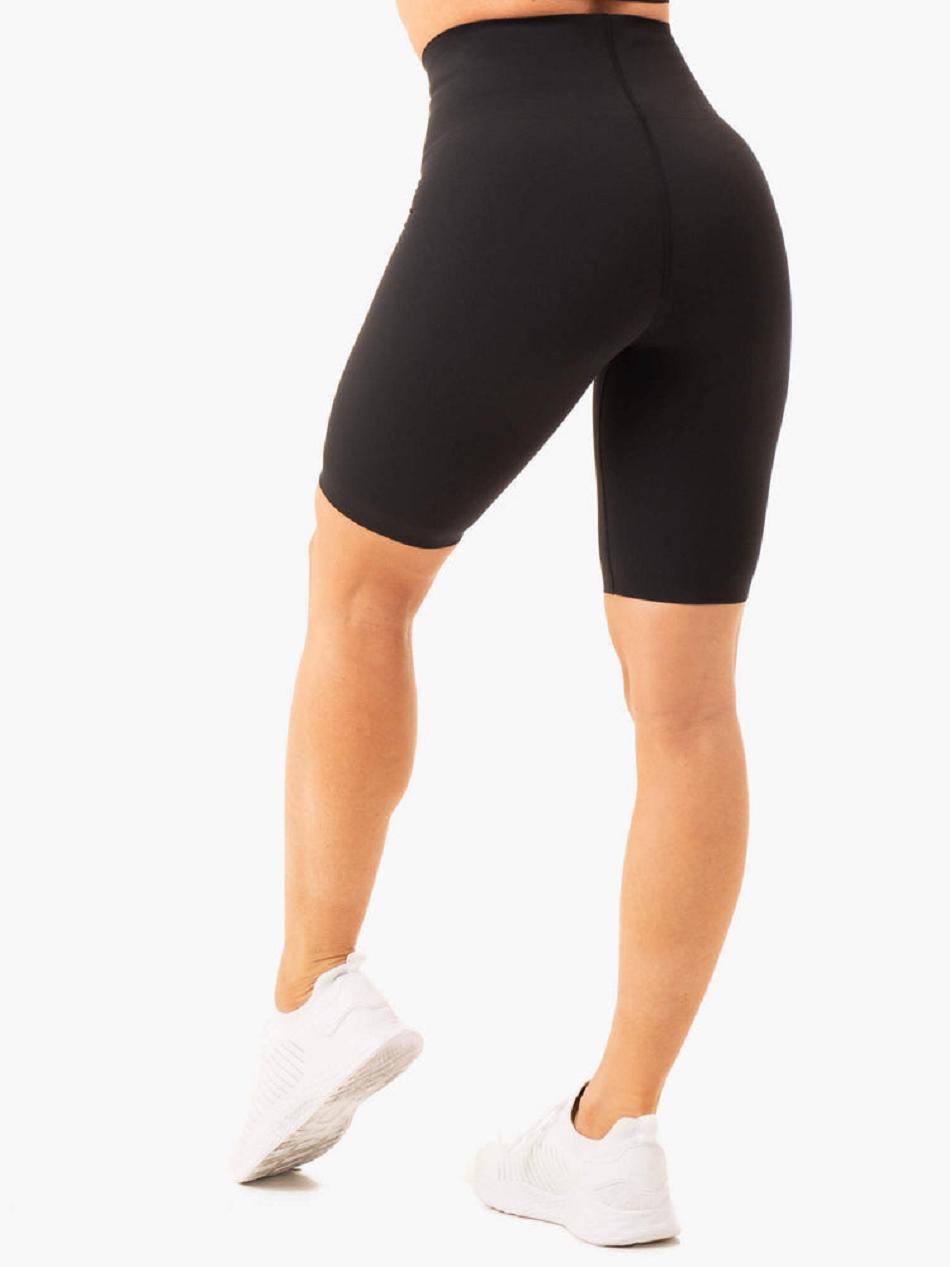 Black Women's Ryderwear Extend Compression Bike Shorts | 53KR98271