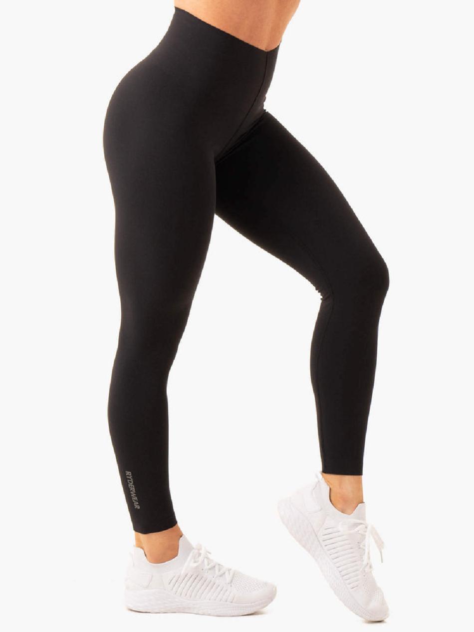 Black Women's Ryderwear Extend Compression Leggings | 67U3848842