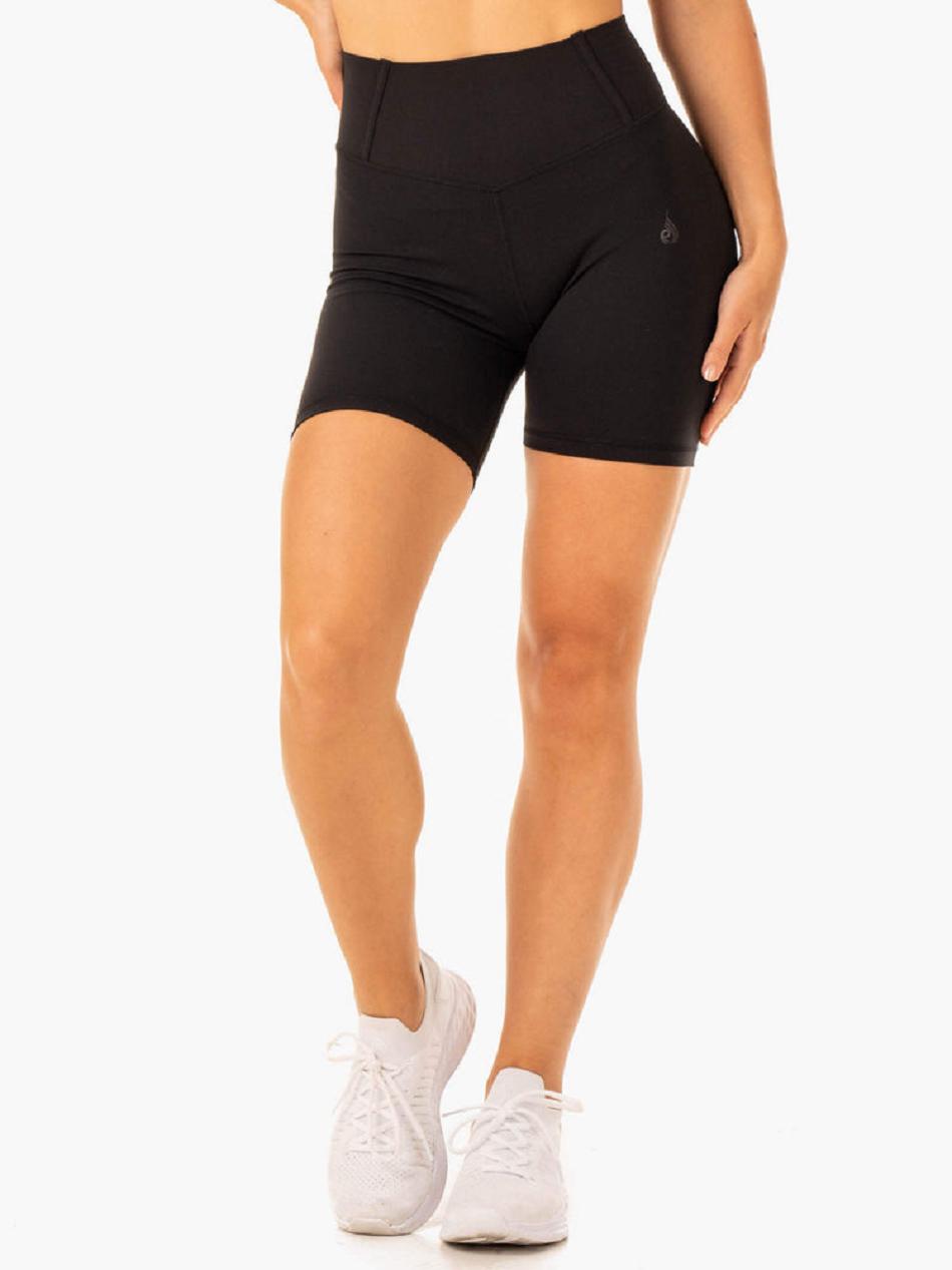 Black Women\'s Ryderwear Form Scrunch Bum Shorts | 112IV29815