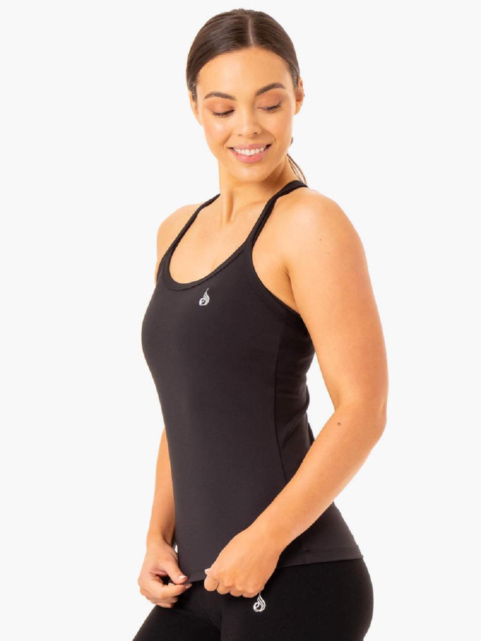 Black Women's Ryderwear Foundation Training Tank Top | A2X59489