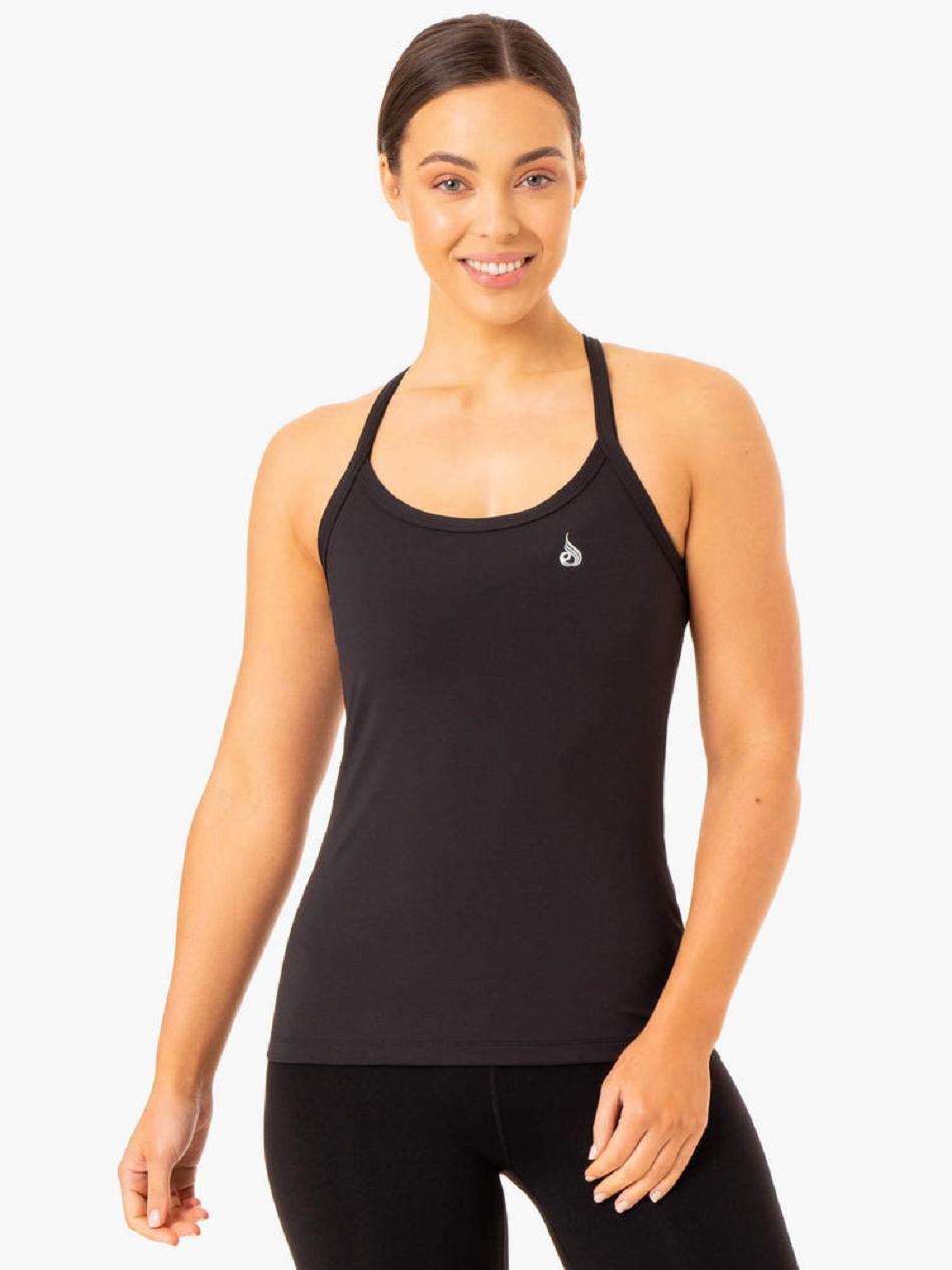 Black Women\'s Ryderwear Foundation Training Tank Top | A2X59489