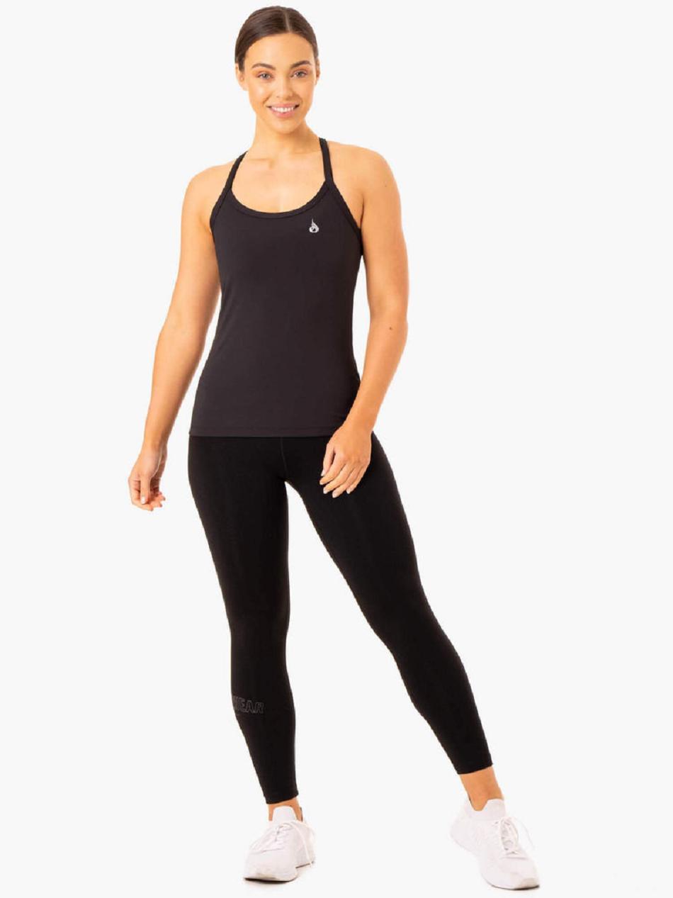 Black Women's Ryderwear Foundation Training Tanks | RFD36909