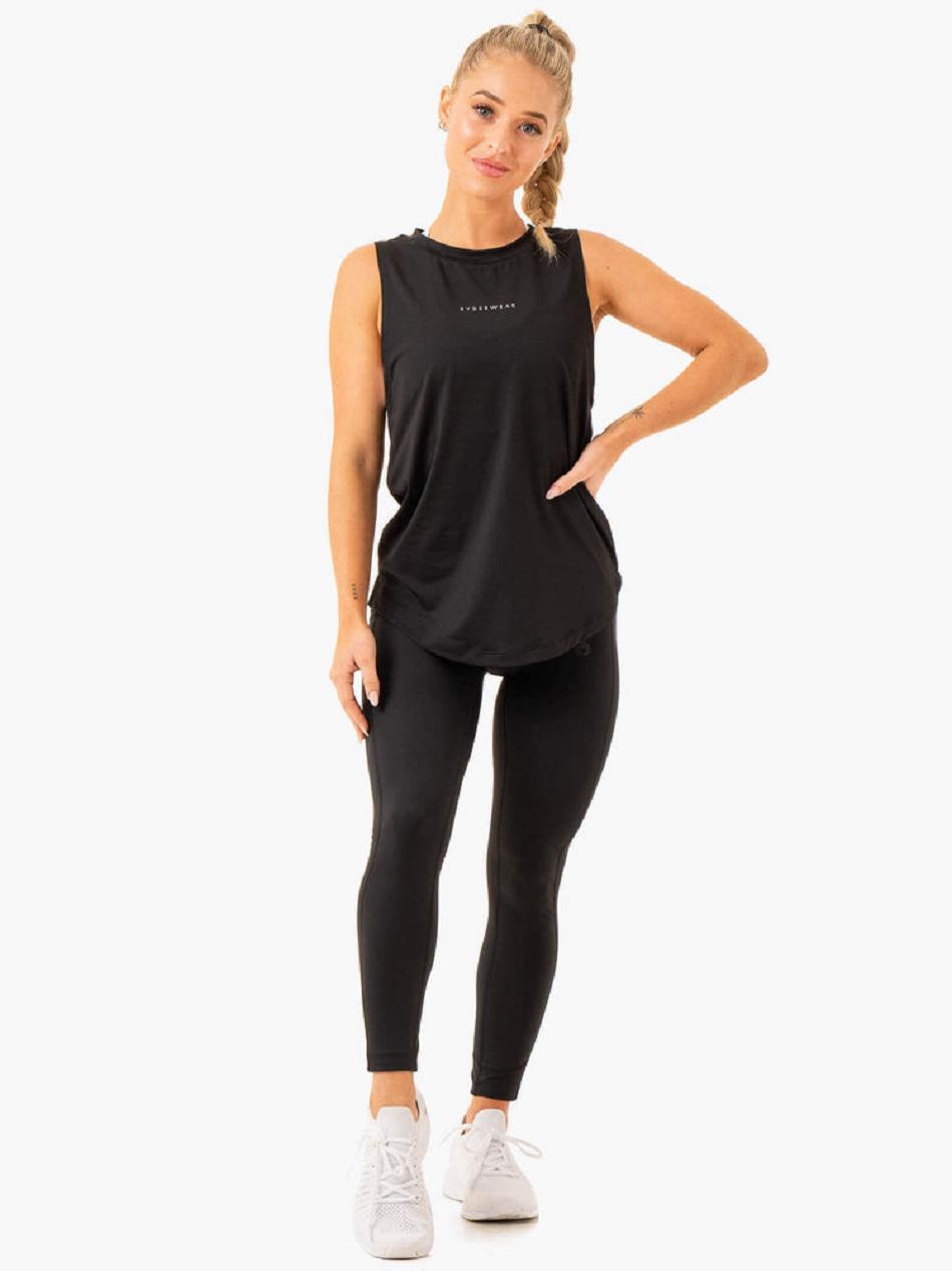 Black Women's Ryderwear Freedom Training Tanks | A2X10717