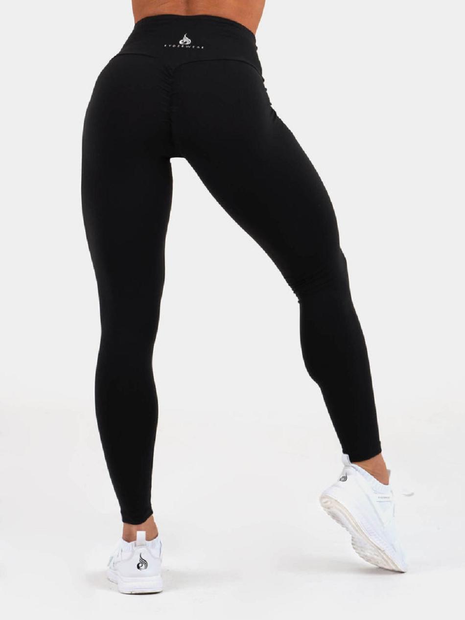 Black Women's Ryderwear Instinct Leggings Scrunch Bum | DF4191640